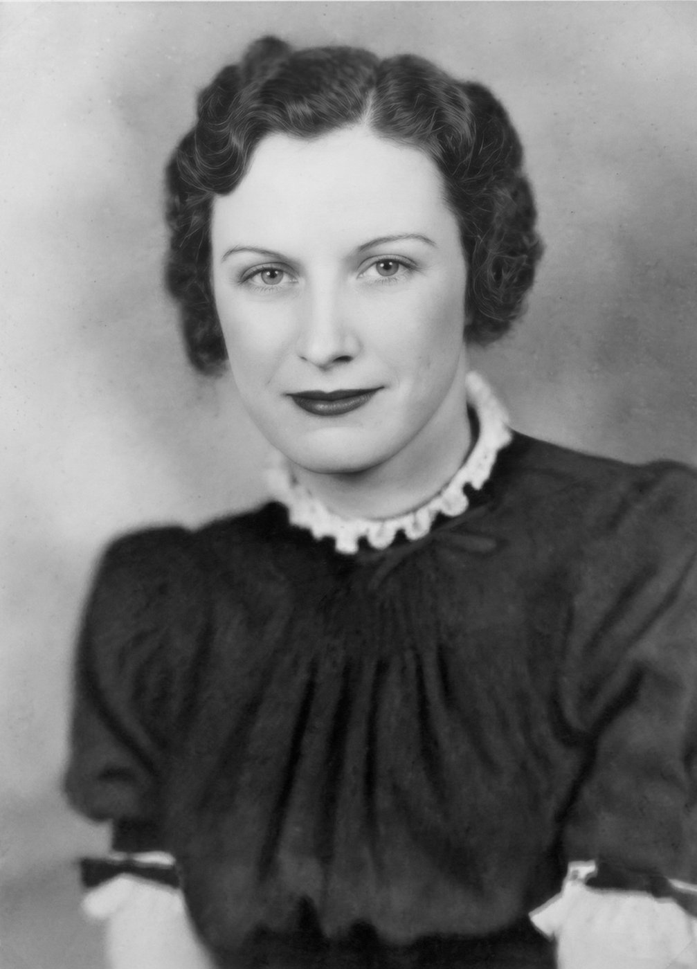 Norma Maynard at twenty, 1937